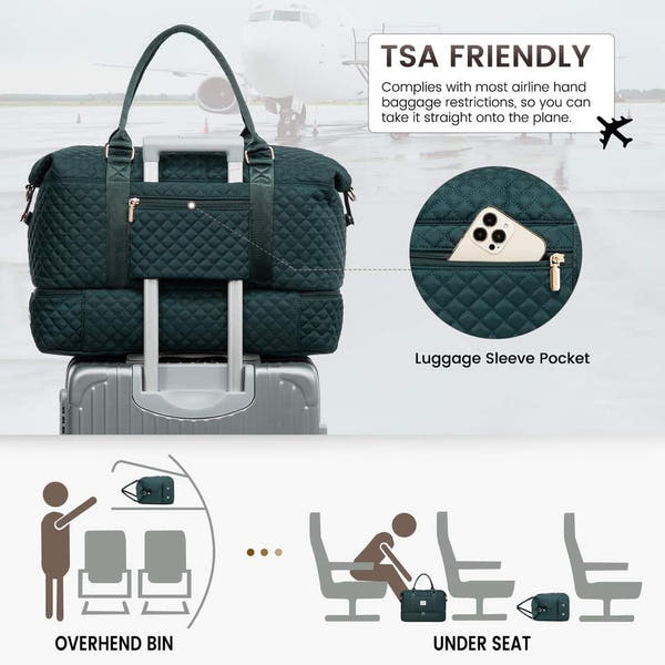 Amelia Weekender Quilted Duffel Bag™